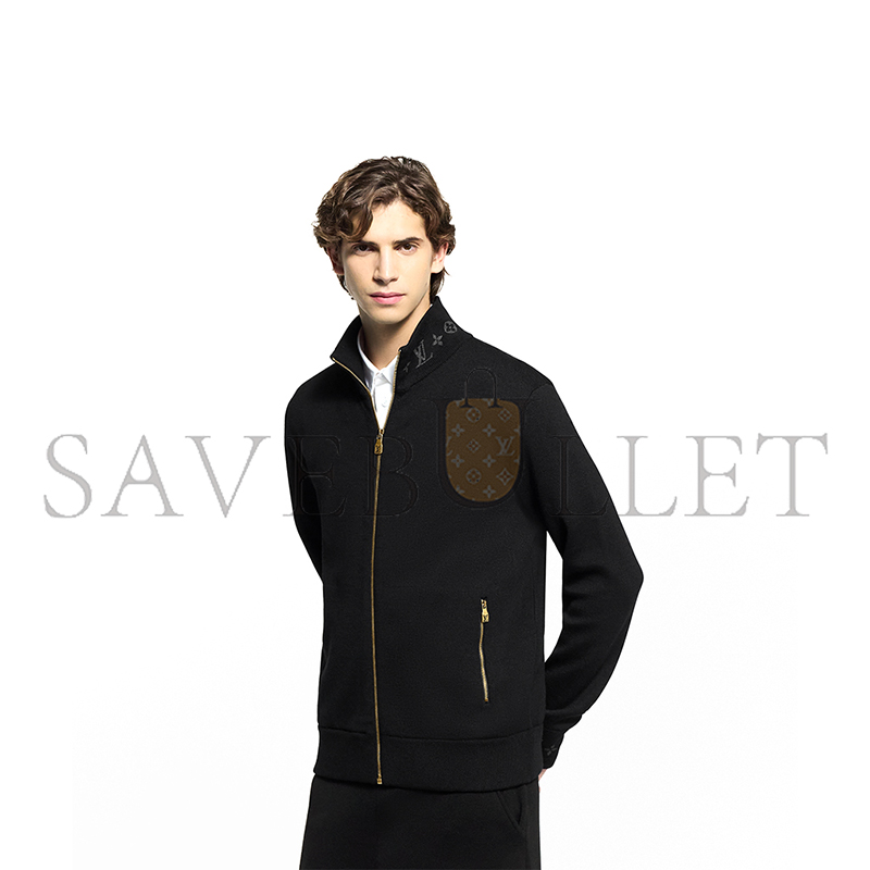 LOUIS VUITTON DOUBLE-FACE KNIT TRAVEL BLOUSON 1AJB29